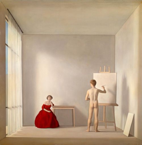 grundoonmgnx:Antonio Bueno, The Painter and the Model, 1952