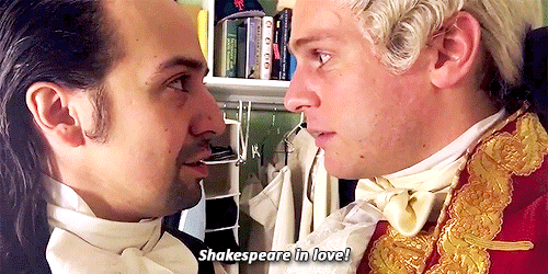 jgroffdaily:  @Lin_Manuel: Shakespeare in love #yayhamlet (video) 