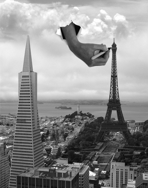 asylum-art: Surreal Photo Manipulations by Thomas Barbéy Photo manipulations have been a mainstay of photography, even before the advent of Photoshop, but with the ubiquitous use of program by everyone and their brother, the world has become flooded