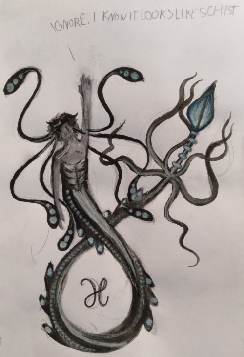 Fuck It, Percy Jackson Gargantuan Leviathan Merfolk Fanart With Creative Liberties Because I Forgot What