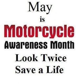 lolablueyes713:Every. Day. rodosmusings:Shouldn&rsquo;t every day be motorcycle awareness day?blueeyedbabygirl:What&rsquo;s so special about 31 days in May? ❤️