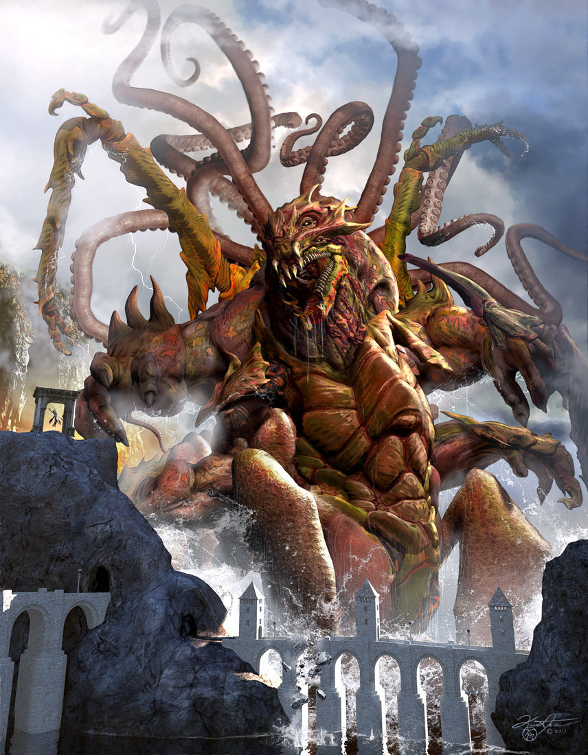 creaturesfromdreams:  The Kraken by Kurt Miller