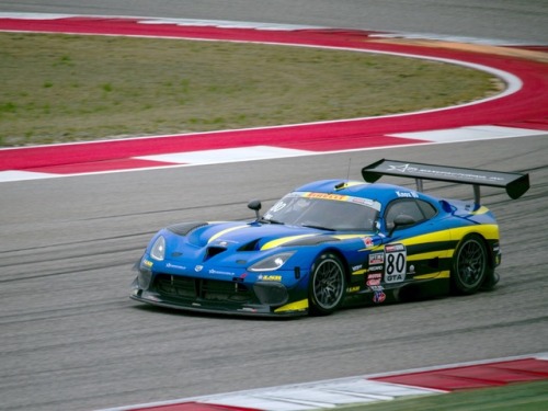 2015 PWC Grand Prix of Texas where Lone Star Racing’s N° 80 Dodge Viper GT3-R finished seventh in GT