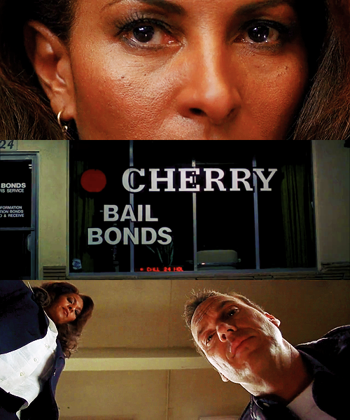 filmwitches:   I put a cherry on top. Booh-yah! What the fuck did Ordell ever do for us, huh?  Jackie Brown (1997; dir. Quentin Tarantino)