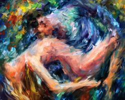 thenovelme:  Leonid Afremov He is currently my favorite painter. There is something flowing and timeless in his work that captivates me.