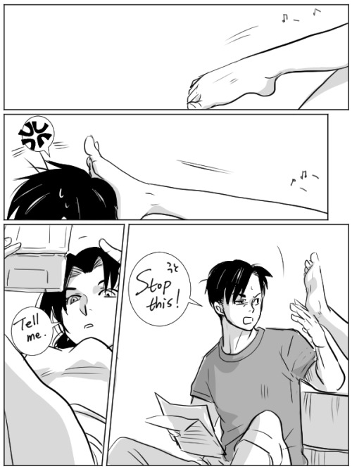 umeko-sherlolly: BLACK LAGOON, Rock &amp; Revy.A chilling day.