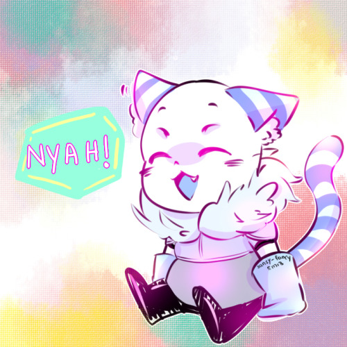 sansy-fancy:  ((*slides another smoll sans towards @joah )) ((have my version of smoll underswap kitty sans)) 
