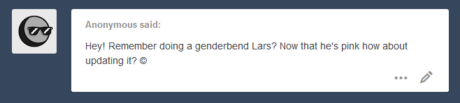 I wonder if lars doesn’t need to eat, or just doesn’t need to eat as much.