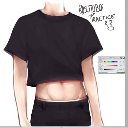 There was a crop top post going around on the book of faces that made me wanna practice some stuff s