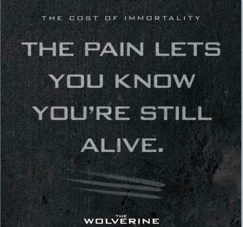 A little quote from wolverine.