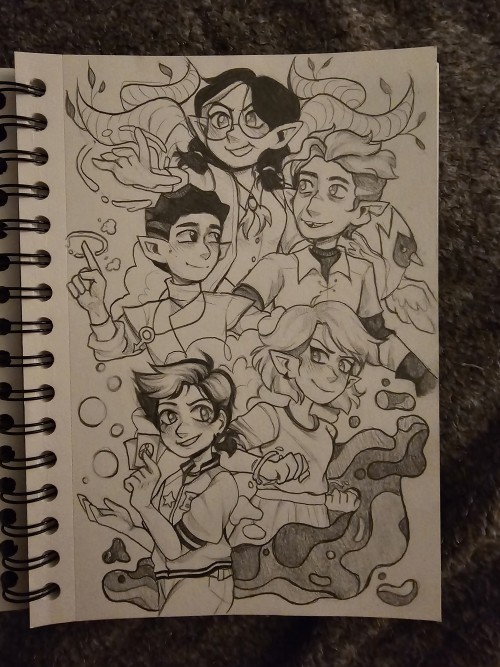 I Decided To Go Through My Sketchbook And Am Going To Artdump. This Is All Of The Owl House Themed Art.