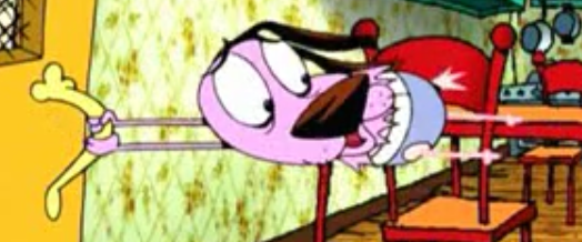 Another Courage post sent in by my good friend @eyeofhades In the episode Le Quack: