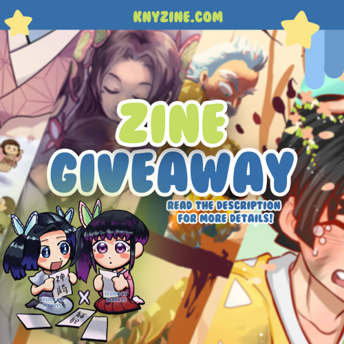 GIVEAWAY ALERT!!Join in on our giveaway of one full bundle of our zine! Make sure you meet the reqs 