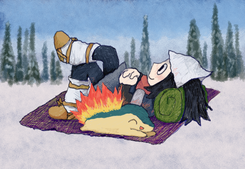 buddygrouse:hisui snow day