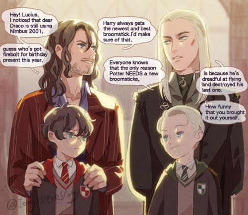 j000000: Sirius vs Lucius. on platform 9 ¾ :D