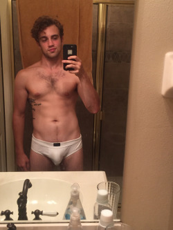 lucassbitcham:  pre-shower message to the boyf. i like these undies. 