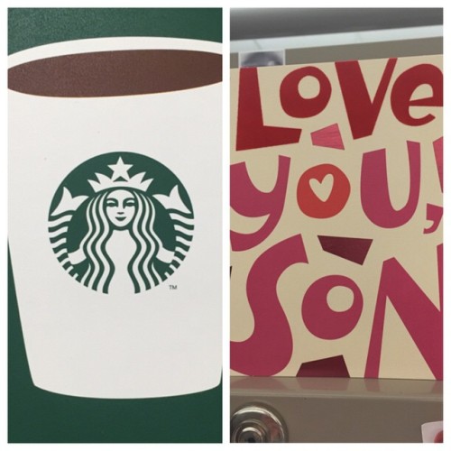 Best mom ever! I had a Valentine’s Day card waiting for me on my desk with a @starbucks gift card inside. Thanks, @kswino! I love you to the moon and back! #ValentinesDay2015 (at Blue Cross and Blue Shield of Kansas)