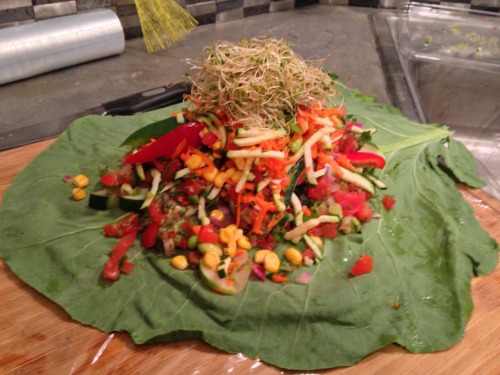 rawkaholic:  beezoon:  youphoric:  stonecldfox:  rawkaholic:  Raw Vegan Burrito! Check out my YouTube to see how I made this beauty-http://www.youtube.com/channel/UCs1uwp7bB1J_3r5xN2ioL_w The video should be up now :)  OMG  omg iS RIGHT  Where do u find