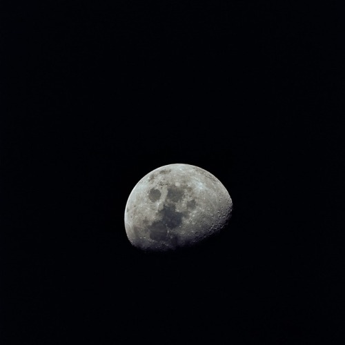 This photograph of the moon was taken after trans-Earth insertion when the Apollo 10 spacecraft was 