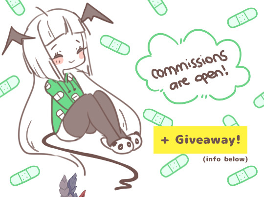 Commissions + Giveaway!
