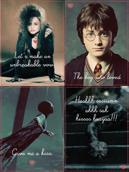 DIY Sixteen Harry Potter Themed Valentines Day or Any Time Cards from Yenniper Part I and Part II. S