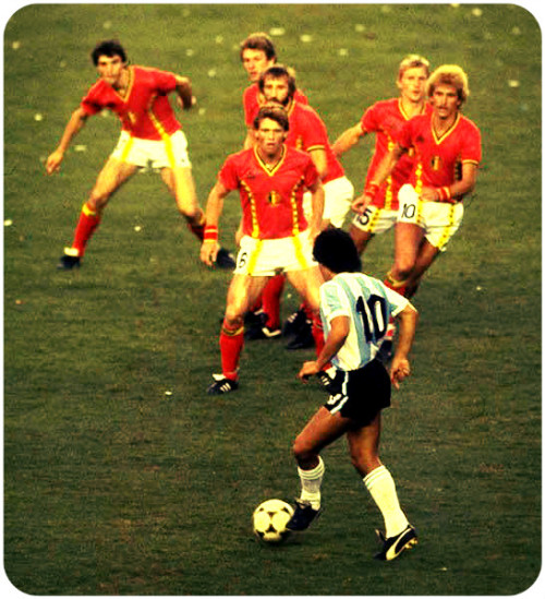 Maradona vs Belgium