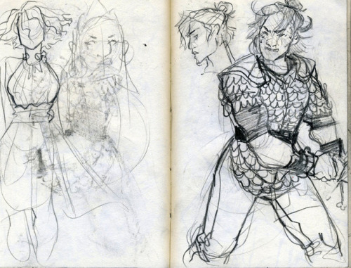 sketchbook pages