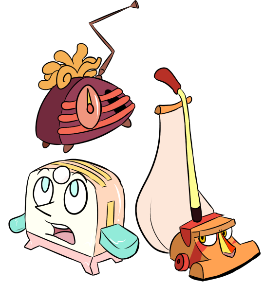 squidbles:  jankybones:  jankybones:  “So Bone what’s the AU of the week?” damn idfk um lemme see *throws dart at wall* The brave little toaster it is  Just to complete the fantasy  Everything you wanted and more. 