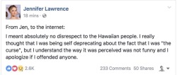 saturnineaqua:  reverseracism: reverseracism:  pretty much.  Also, why is she apologizing to the internet? like, that makes absolutely no sense. She should be apologizing to: A) The man she almost killed B) The people of that island and culture.  because