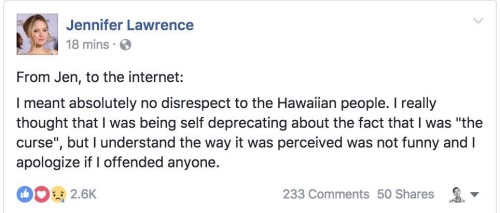 reverseracism: reverseracism: pretty much. Also, why is she apologizing to the internet? like, that 