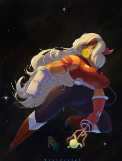 Estevaopb: Space Lass Jasper!    Commissioned By @Dungeonmaster66, “A Fan Who