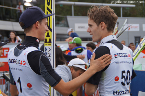 grigolicious: Gregor Schlierenzauer (AUT) / Kenneth Gangnes (NOR) | SGP Hinzenbach, 27.09.2015 