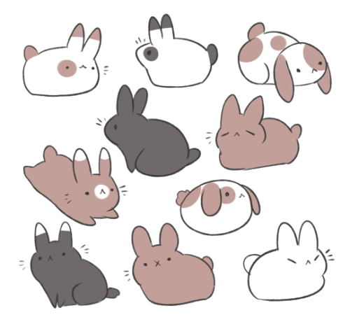 snowysaur - bunnies