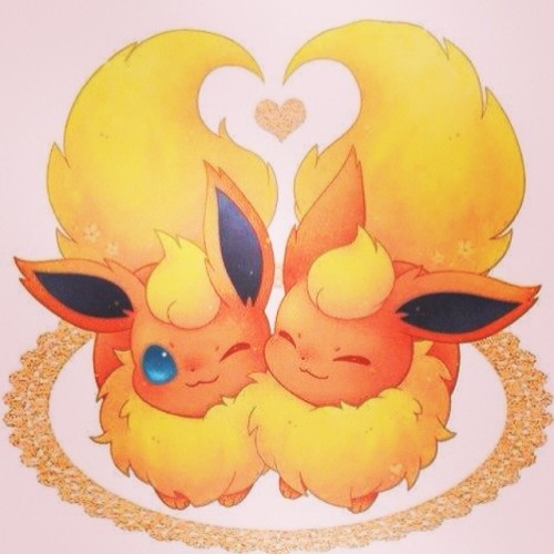 Happy Valentine’s Day! 💛 #valentine #february #love #happy #fun #cute #art #pokémon #flareon #orange #yellow #bright #fire #gay #valentinesday #anime 🔥