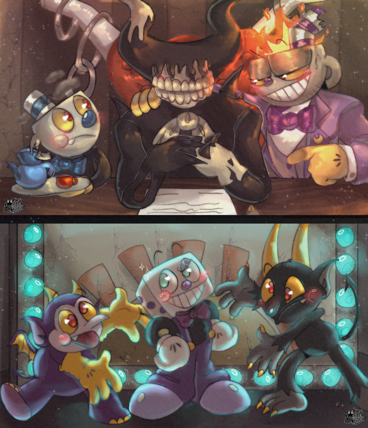 Fanart: King Dice Home Rug  DemonBlooded's Artist Shop