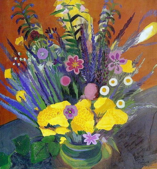 artist-sarian: Flowers of Armenia, 1916, Martiros Sarian Medium: canvas,temperahttps://www.wikiart.org/en/martiros-sarian/flowers-of-armenia-1916 