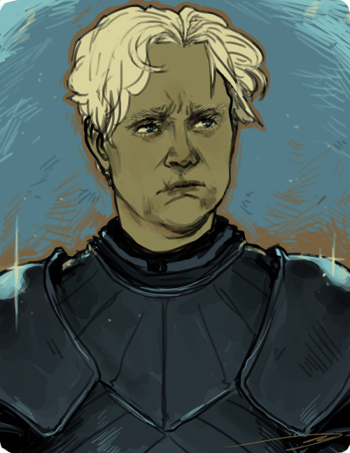 my favorite thing about brienne of tarth is that she’s huge and has a scary face