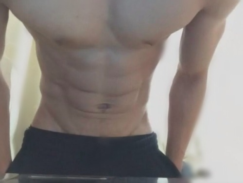 sghard: fuckyeahsgboy: sghard: Found his abs - then found his dick! got his video? No, sorry - I