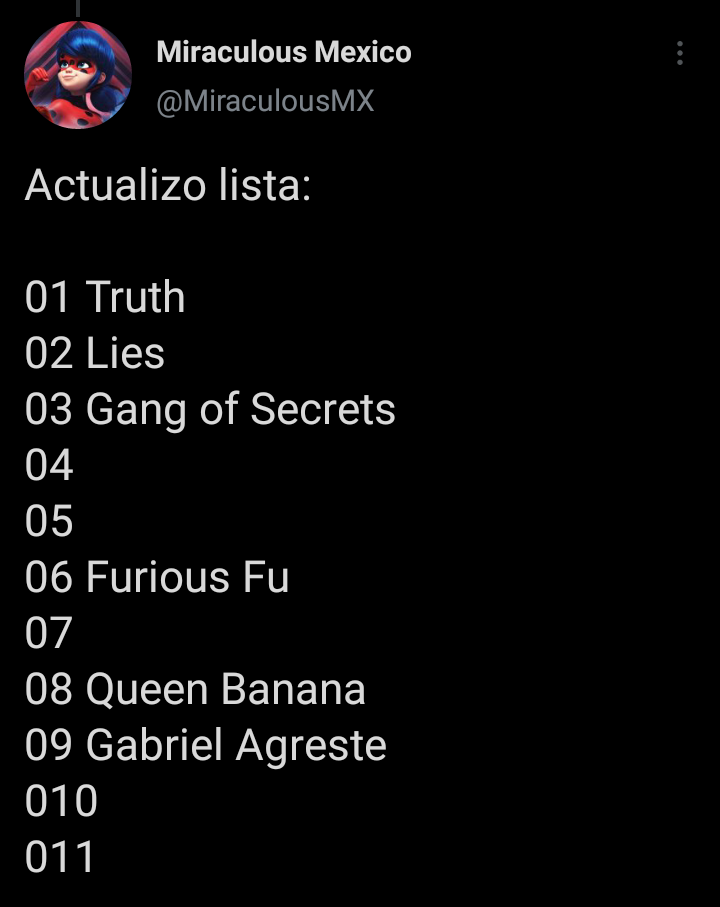 Just Miraculous When Was It Confirmed That Queen Banana Is Episode