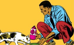 billycaplans:sam wilson being a loving cat dad in captain america (1968) #134