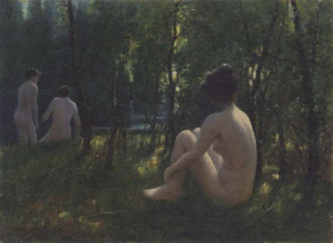 Lionel Walden (American, 1861–1933)The bathers , 1898–1898