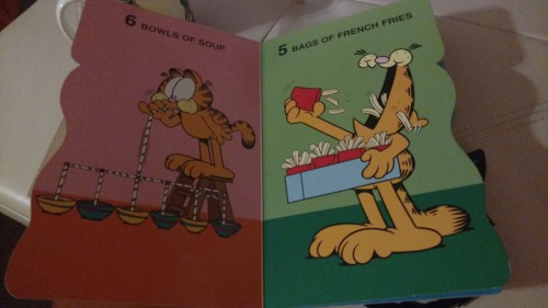 shiftythrifting:  Counting with Garfield!