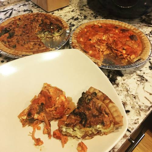 Decided To Bake A Quiche And A Shakshouka Pie ... Kind Of Amazing, Actually!