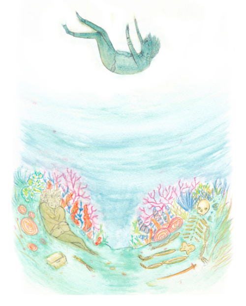 Illustration by Jen Muir for “Some to Nothing” by Matilda Young in Issue 4: Hungry Thing