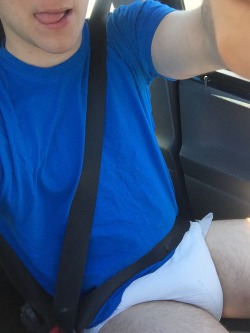 diaperboydk:  Driving diapered is so nice and free! 😍 