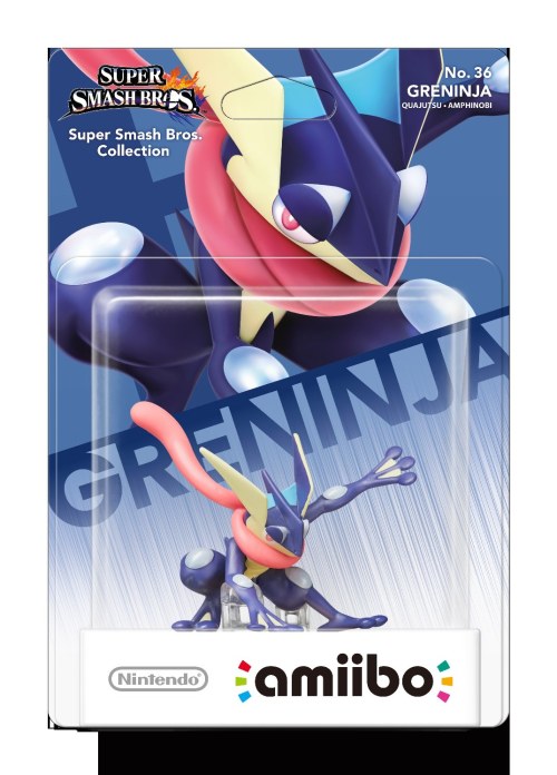 Jigglypuff and Greninja Amiibo package! Target confirmed that Jigglypuff will be an exclusive for th
