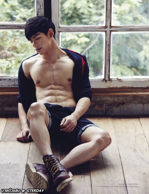 hunkxtwink:  Isn’t he a yummy? Attitude Magazine Thailand featuring boyhunk Amen Hunkxtwink - More in my archive