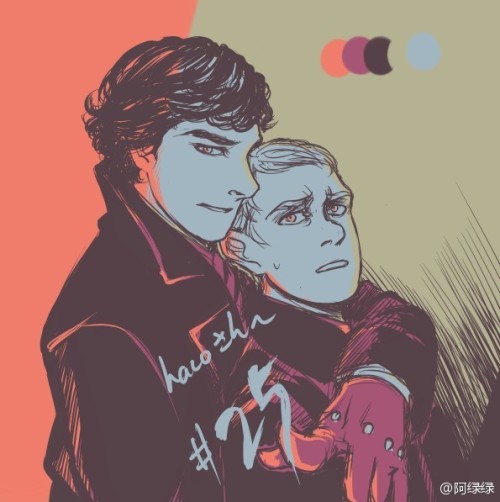 Color palette request on twitter these days PaultrickSherlockJohnlockHermann/Newton KhanGuillamMoomi