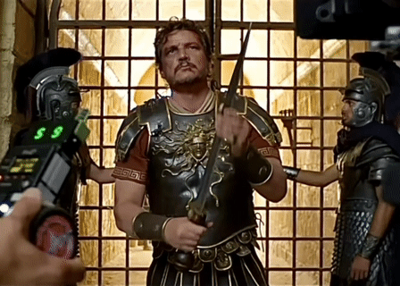 Pedro In The New Gladiator 2 Featurette