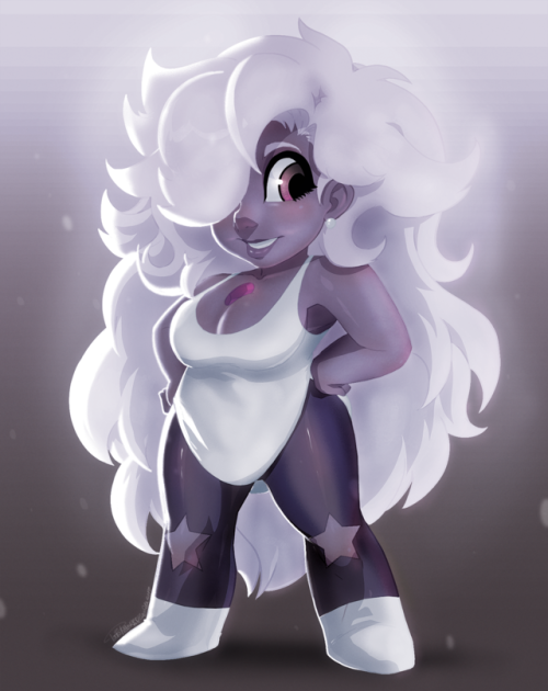 tovio-rogers:the amethyst i did the other day. psd will be available on patreon soon.  <3 <3 <3